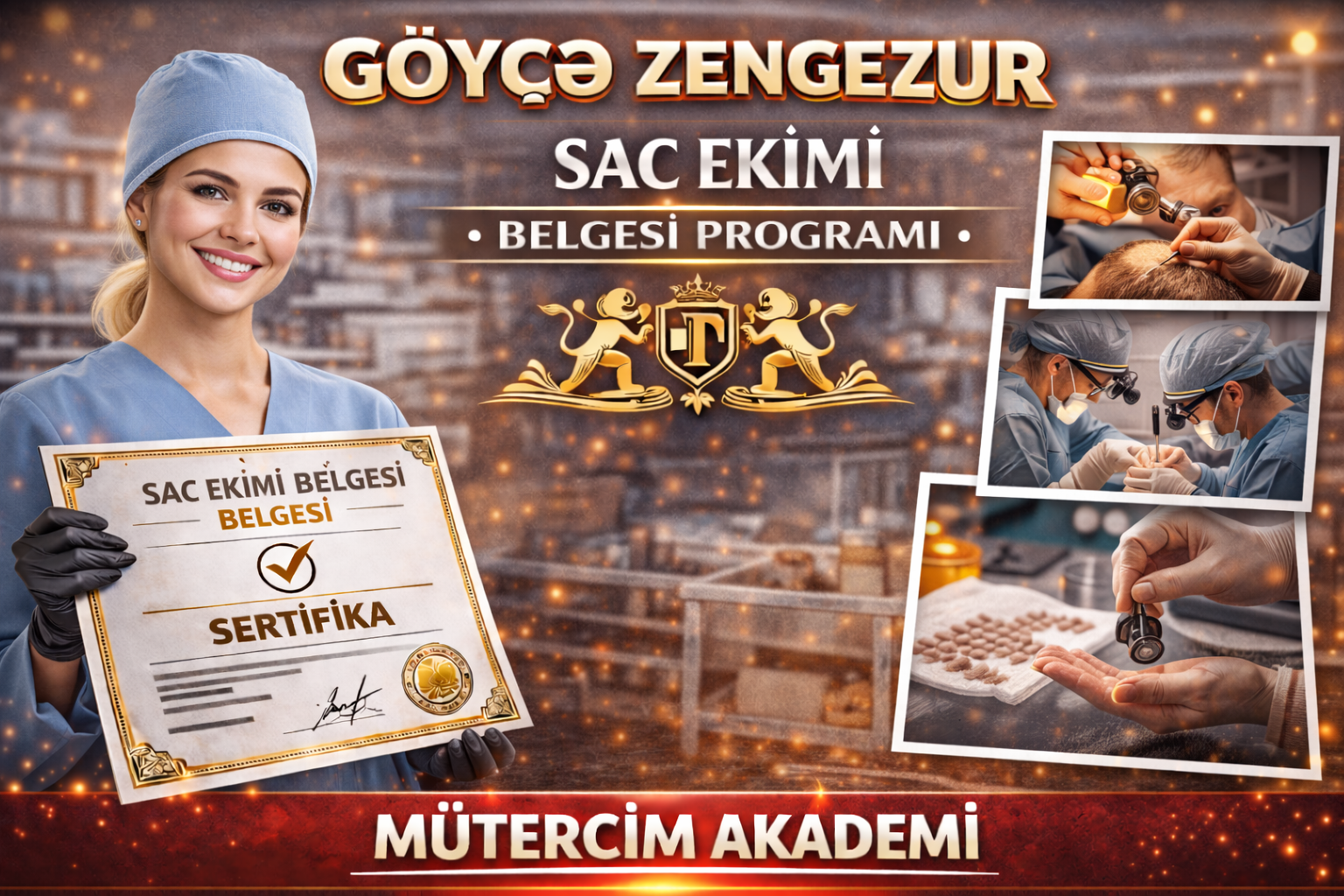 SAÇ EKİMİ PROGRAMI SERTİFİKASI